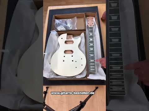 E-Gitarre Bausatz MLP Standard Mahagoni, geschraubter Hals
