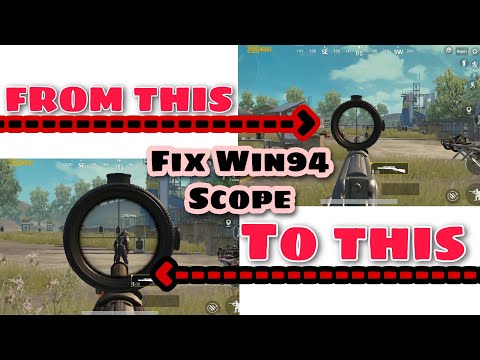 Fix Win94 Scope in just few minutes | PUBG MOBILE SCOPE GLITCH