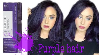 Dying My Brown Hair Purple Without Bleach