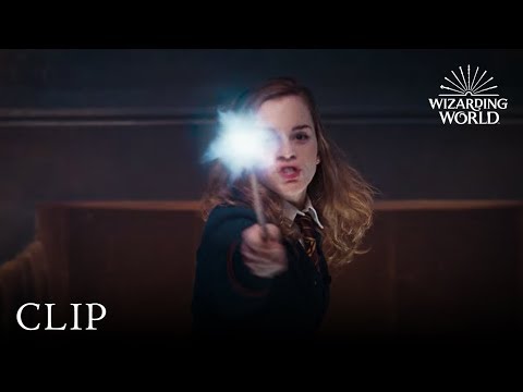 "Stupefy!" Hermione Casts a Spell on a Naive Ron