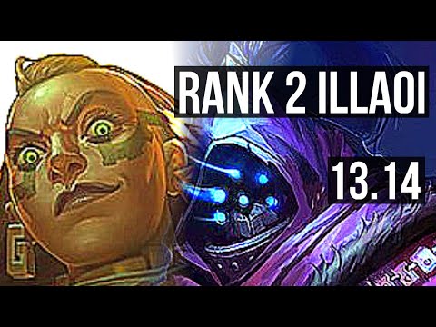 ILLAOI vs JAX (TOP) | Rank 2 Illaoi, 3.2M mastery, 7 solo kills | KR Grandmaster | 13.14