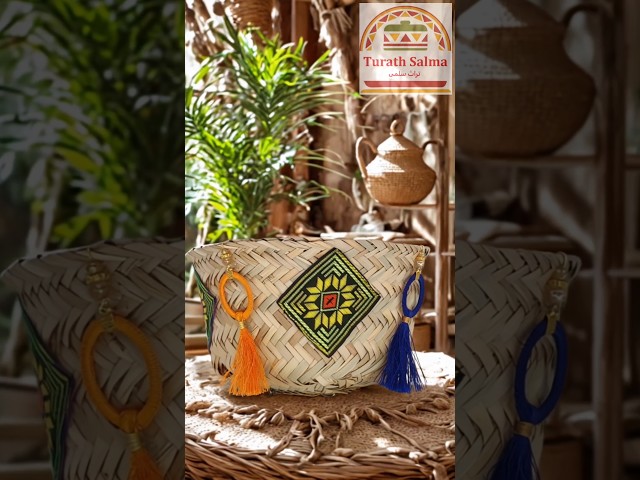 زنبيل مزينة