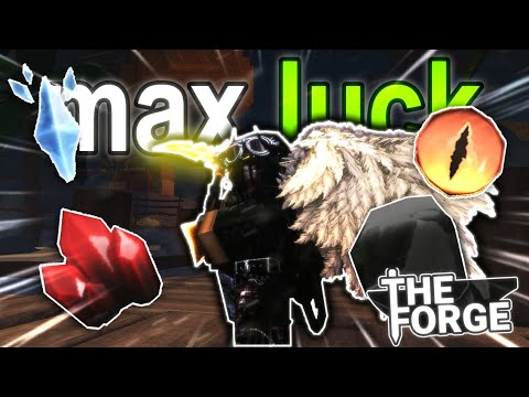 what 1 hour of MAX LUCK looks like in THE FORGE...
