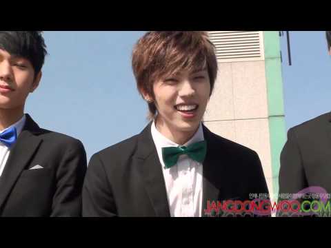 110225 Music Bank Fan Meeting [Dongwoo Fancam]