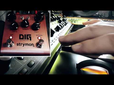 GeoSynths Ep3 - Strymon DIG Pedal on Synthesizers.