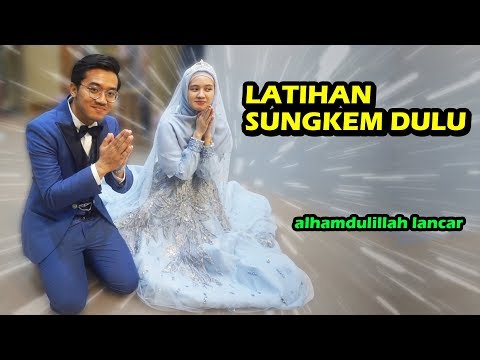 H-7 MENIKAH! Latihan Sungkeman Dulu Pake Baju Wedding 😍😜