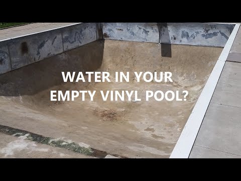 Empty Vinyl Pool Keeps Filling With Water