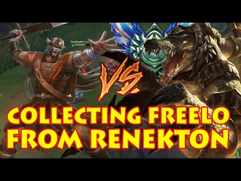 TRYNDAMERE VS RENEKTON TOP: DIAMOND SOLOQ - AN EASY MATCH UP!? [Patch 7.9]