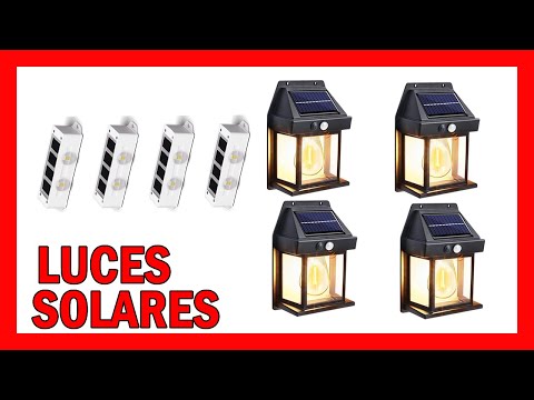☀️Las 3 Mejores Luces Solares Baratas de Aliexpress 2025💡[Calidad/Precio] Exteriores / Led / Jardín👍