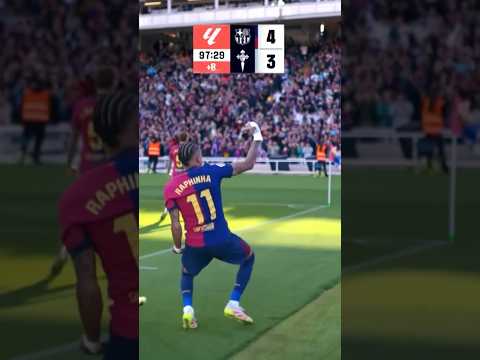 An exciting comeback of FC BARCELONA 🍿