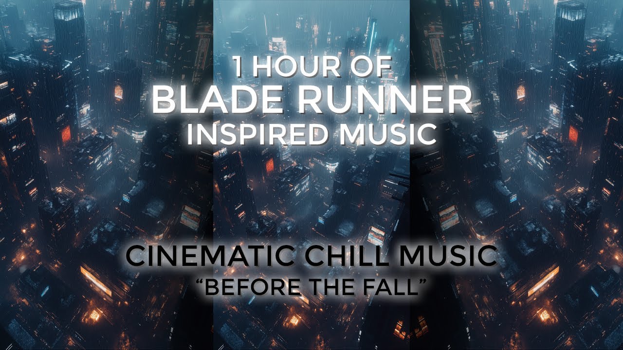 1 Hour of Blade Runner Inspired Music - Cinematic Chill Music - "Before The Fall"