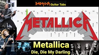 Die, Die My Darling - Metallica - Guitar + Bass TABS Lesson