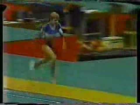 Sylvia Rau - 1983 Worlds AA - Vault 1