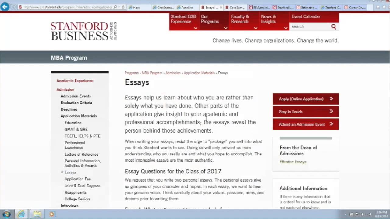 Stanford Joint Degree Programs: MBA/MS Electrical Engineering