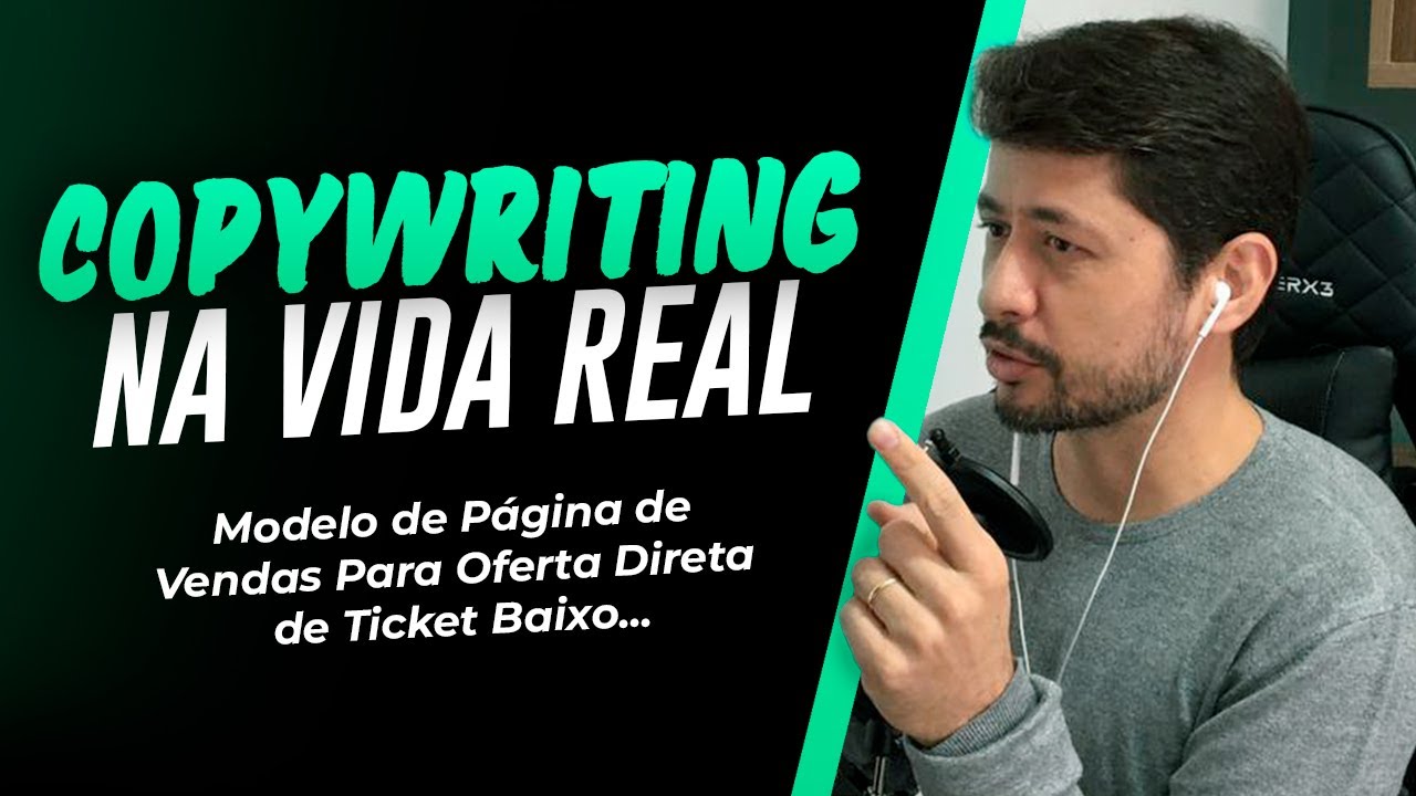Copywriting - Modelo de Página de Vendas Para Oferta Direta de Ticket Baixo...