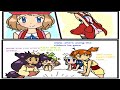 AshXSerena Love Comic ️ Pokemon Ashxserenaamv Amourshipping Asandserenaedit Serena Serenaedit Comi