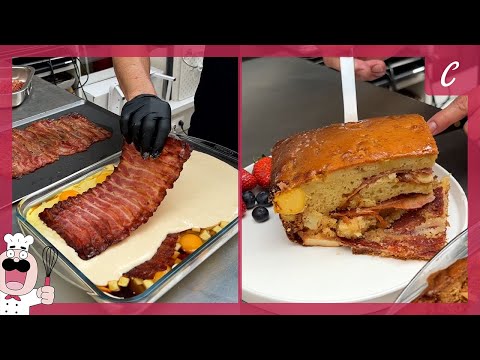 Layered Breakfast lasagna!