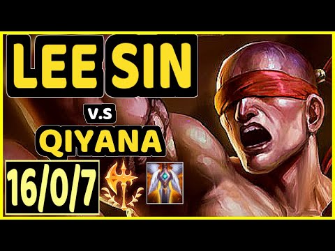 FREIRE (LEE SIN) vs QIYANA - 16/0/7 KDA JUNGLE GAMEPLAY - BR Ranked GRANDMASTER