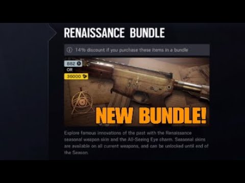 BRAND NEW Renaissance Bundle - Operation Para Bellum - Rainbow Six Siege