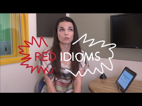 Weekly English Words with Alisha - Red Idioms
