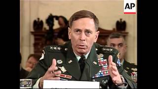 Army general comment on Iraq war plan before Senate committee