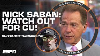 &#39;I LEARNED MY LESSON&#39; 😆 Nick Saban admits Colorado has turned it around | College GameDay