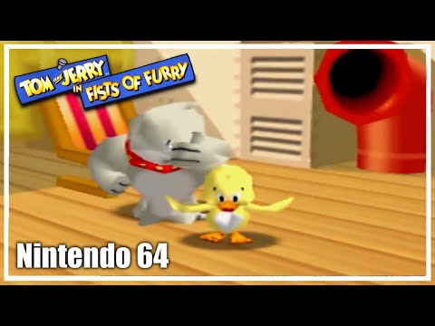 Tom and Jerry in Fists of Furry 100% Nintendo 64 Walkthrough (Duckling)