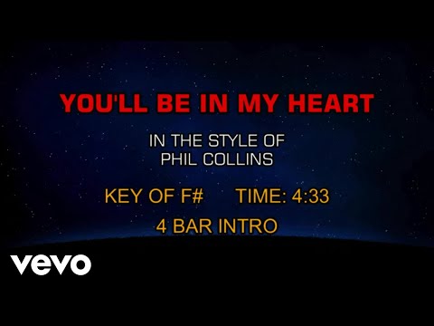 Phil Collins - You'll Be In My Heart (Karaoke)