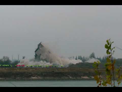 VITUKI-toronyház robbantása 2020.12.10.