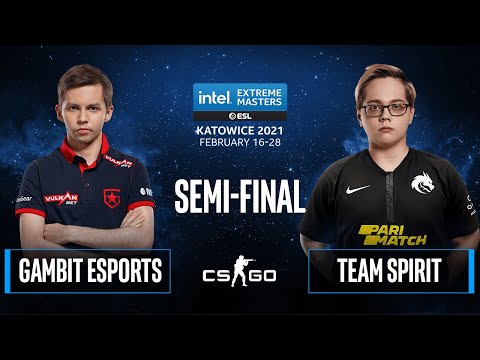 CS:GO - Team Spirit vs. Gambit Esports [Inferno] Map 2 - IEM Katowice 2021 - Semi-final