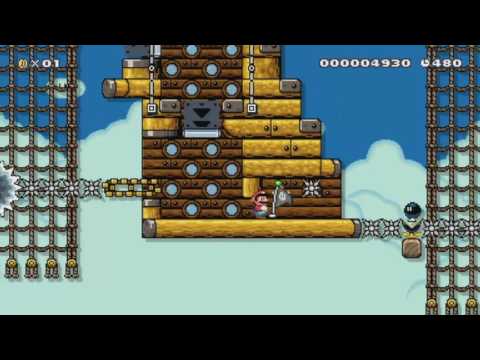 [빈스] 슈퍼 마리오 메이커 - Bob-Omb Spin Challenge 20170221