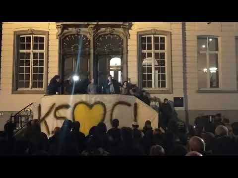 Toespraak burgemeester stille wake KSC Lokeren