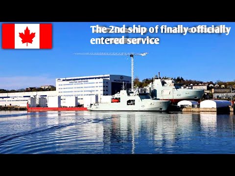 Royal Canadian Navy Commissions the second Arctic offshore and patrol ship, HMCS Margaret Brooke