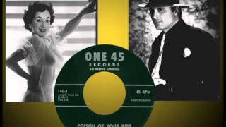 BLACK BART & SUE (Nino & April) - Poison of Your Kiss (1958) Their 1st!