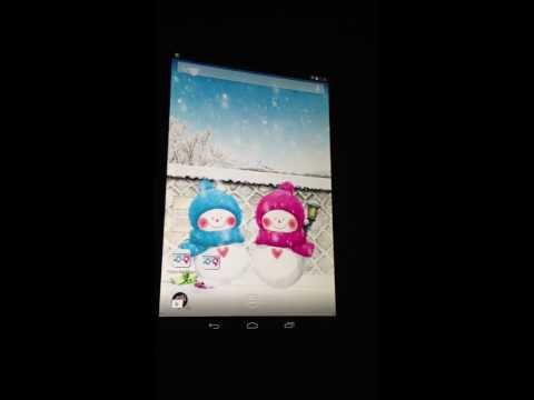 Funny Snowman Live Wallpaper Video