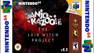 BANJO-KAZOOIE - THE LAIR WITCH PROJECT (2025) Nintendo 64