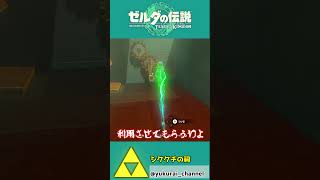 【ティアキン】攻略の鍵は一人用のポッド！歯車は踏み台！？【祠攻略】＃Shorts