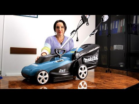 Elektrinė vejapjovė Makita ELM3720 video