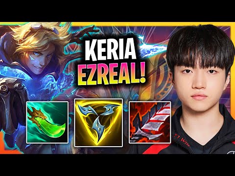 KERIA IS A MONSTER WITH EZREAL! | T1 Keria Plays Ezreal ADC vs Miss Fortune!  Season 2024