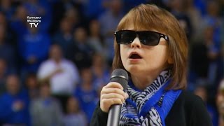 Kentucky Wildcats TV: Marlana VanHoose Sings National Anthem Before Kentucky-Alabama