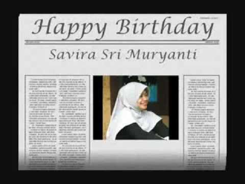 happy birthday savira