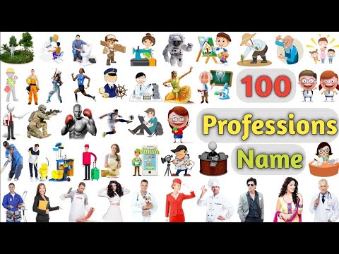 Professions Vocabulary In English ll 100 Professions, Jobs or Occupations Name With Pictures