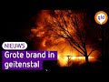 Grote brand verwoest schurencomplex in Barneveld