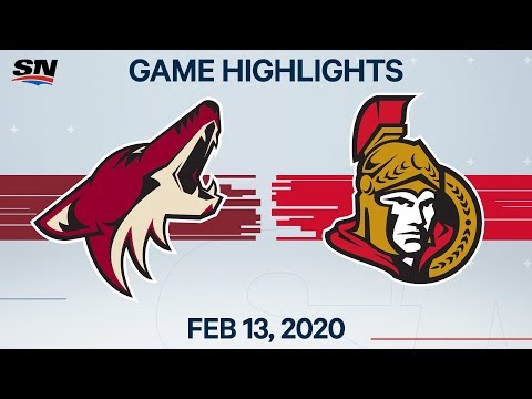 NHL Highlights | Coyotes vs. Senators – Feb. 13, 2020