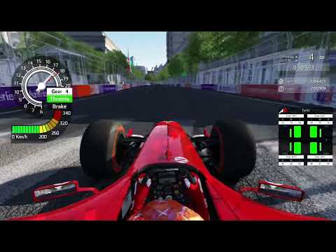 Ferrari F2004, on slicks, is 6.7 seconds faster than the F1 2023 pole position in Baku