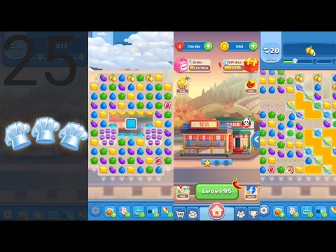 Matching Madness: Match 3 Puzzle games. Level 93 - 94 #tinytacticsgames