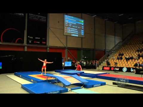 FREDERIKSEN Martin (DEN) - 2015 Trampoline Worlds - Qualification Double Mini Routine 2