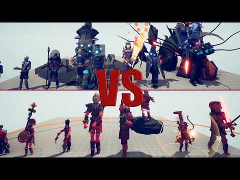 MEGA ANCIENT vs MEGA SPOOKY TEAM TOURNAMENT, TABS - Totally Accurate Battle Simulator