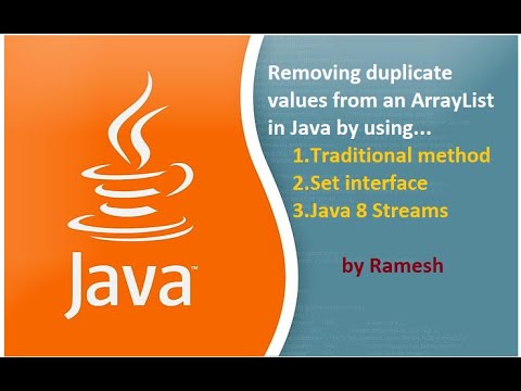 How To Remove All Duplicates From An Arraylist Java Collections Java Program Interview Question