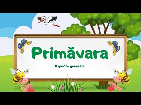 Primăvara 🌸🦋|aspecte generale|cunoasterea mediului